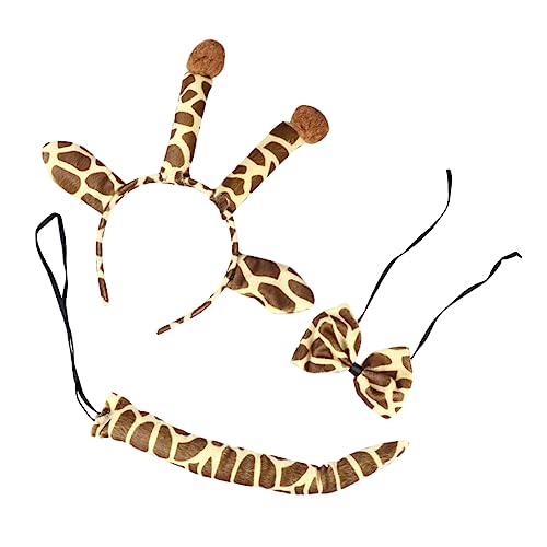 BELLIFFY 1Satz Bezauberndem Giraffenkostüm für Teiliges Tierkostüm mit Haarreif und Fliege für Karneval Halloween und Mottopartys BELLIFFY 1Satz Bezauberndem Giraffenkostüm für Teiliges Tierkostüm mit Haarreif und Fliege für Karneval Halloween und Mottopartys von BELLIFFY
