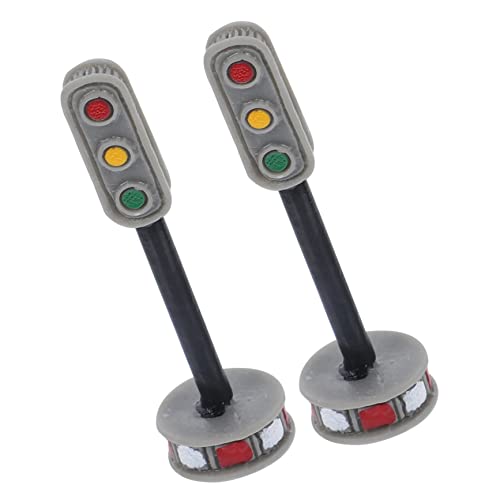 BELLIFFY 2 Stück Ampelmodell, Miniatur Dekorationen Zum Basteln, Zubehör Für Kleine Häuser, Zubehör Im Maßstab 1/12, Miniatur Lampen Kit, Landschaftsdekoration, Miniatur Landschaftsbedarf BELLIFFY 2 Stück Ampelmodell, Miniatur Dekorationen Zum Basteln, Zubehör Für Kleine Häuser, Zubehör Im Maßstab 1/12, Miniatur Lampen Kit, Landschaftsdekoration, Miniatur Landschaftsbedarf von BELLIFFY