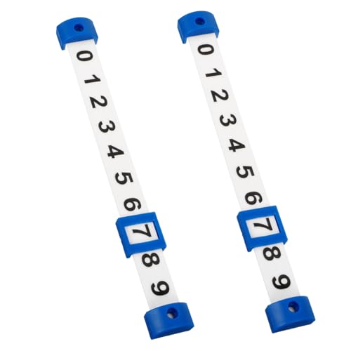 BELLIFFY 2 Stück Tischfußball Punktezähler aus Robustem Kunststoff Kompakter Multifunktionaler Zähler für Kicker tische Praktische Fußball Scorekeeper Bars für Tischkicker Spielstände von BELLIFFY