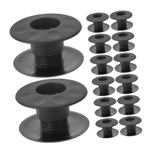 BELLIFFY 20 Stück Zubehör Für Tischfußball Kickerlager Tauschen Kickerlager Aus Kunststoff Stangenlager Für Kickertische Kickertisch-Hardware Kickerbuchse Aus Kunststoff Schwarz von BELLIFFY