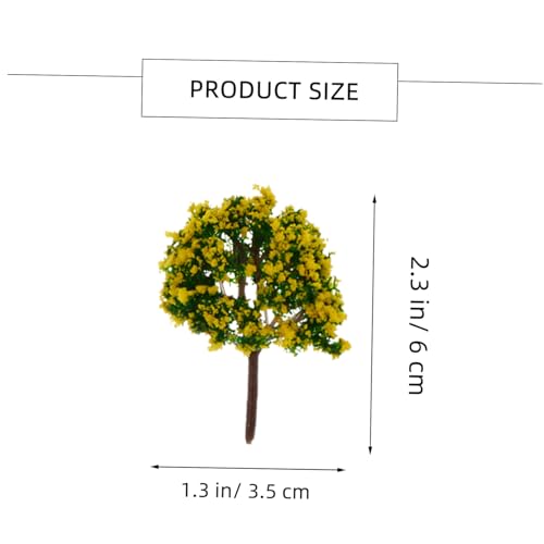 BELLIFFY 25 Stück Teiliges Miniatur Baum Modell Realistische Simulation Bäume für Sandtisch Dekoration Künstliche Pflanzen für Miniaturgarten Pädagogisches Kreativität von BELLIFFY