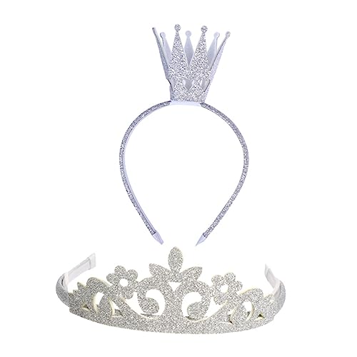 BELLIFFY 2St Party-Kopfbedeckung haarschmuck party zubehör Haar-Accessoires für partyzubehör Party-Accessoires für Kronenhaar Party-Haarreifen Silver BELLIFFY 2St Party-Kopfbedeckung haarschmuck party zubehör Haar-Accessoires für partyzubehör Party-Accessoires für Kronenhaar Party-Haarreifen Silver von BELLIFFY