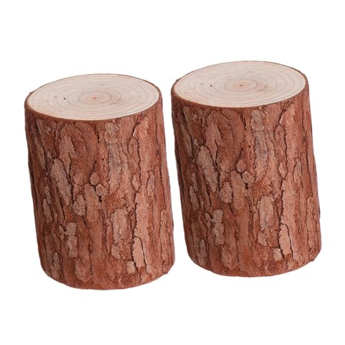 BELLIFFY 2st Dekoration Aus Holzstapel-Requisiten Mini-landschaftsverzierung Modellszene Stumpf Lebensechtes Mini- Holzdekor Desktop-holzstumpf Modellstumpf Kiefernholz Brown BELLIFFY 2st Dekoration Aus Holzstapel-Requisiten Mini-landschaftsverzierung Modellszene Stumpf Lebensechtes Mini- Holzdekor Desktop-holzstumpf Modellstumpf Kiefernholz Brown von BELLIFFY
