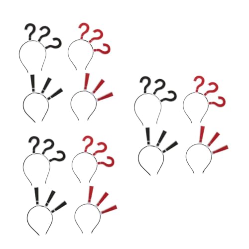 BELLIFFY 3 Stück Fragezeichen Stirnband Teiliges Lustiger Kopfschmuck für Frauen Teenager Auffälliges Design für Party Alltag und Festliche Anlässe Originelles Accessoire für und Events von BELLIFFY