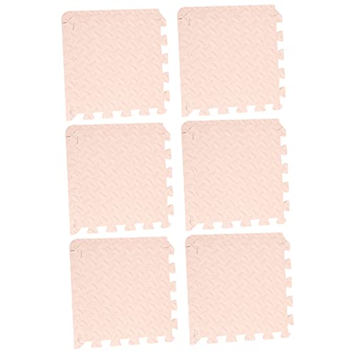 BELLIFFY 6 Stück Teiliges Dicken Eva Puzzle Fliesen mit Blattmuster rutschfeste Umweltfreundliche Spielmatte Beige für Wohnräume und Spielbereiche BELLIFFY 6 Stück Teiliges Dicken Eva Puzzle Fliesen mit Blattmuster rutschfeste Umweltfreundliche Spielmatte Beige für Wohnräume und Spielbereiche von BELLIFFY