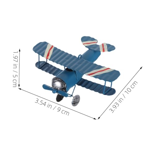 BELLIFFY 6 Stück Teiliges Retro Flugzeug Modell aus Metall Vintage Flugzeug Dekoration in Gelb und Blau als Büro und Kinderzimmer Deko Kreative Hängende Deckenornamente und BELLIFFY 6 Stück Teiliges Retro Flugzeug Modell aus Metall Vintage Flugzeug Dekoration in Gelb und Blau als Büro und Kinderzimmer Deko Kreative Hängende Deckenornamente und von BELLIFFY