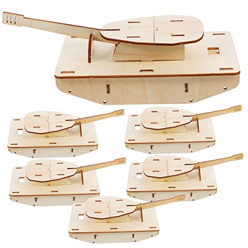 BELLIFFY 6 Stück Zusammengebauter Holzpanzer, Holzpanzermodell, Unbemaltes Panzermodell Zum Zusammenbauen, Leeres Panzermodell Zum Zusammenbauen, Leeres Panzermodell Für Kinder, Unbemaltes BELLIFFY 6 Stück Zusammengebauter Holzpanzer, Holzpanzermodell, Unbemaltes Panzermodell Zum Zusammenbauen, Leeres Panzermodell Zum Zusammenbauen, Leeres Panzermodell Für Kinder, Unbemaltes von BELLIFFY