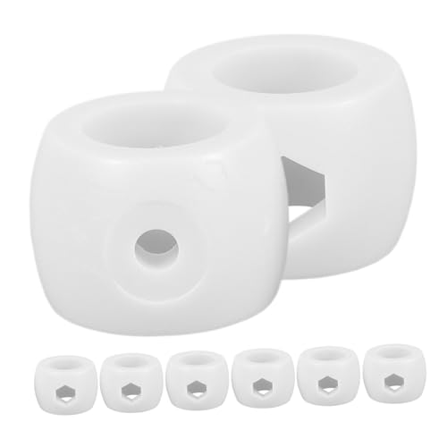 BELLIFFY 8 Stück Teiliges Kunststoff Tischkicker Zubehör Foosball Locator Ringe Langlebig Einfach Montierbar Ersatzteile für Tischfußball Stangen Positionierung von BELLIFFY