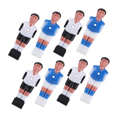 BELLIFFY 8 Stück Teiliges Tischfußball Ersatzspieler Authentische Foosball Figuren aus Kompakte Kicker Spieler für Tischkicker Zubehör für Familien und Freunde Einfach zu Transportieren von BELLIFFY