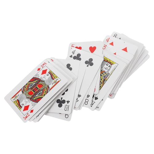 BELLIFFY Braille Pokerkarten Großformat Blindenfreundlich Karten für Sehbehinderte Erwachsene Lernspiel Hilfsmittel Spielkartensatz für Barrierefreies Kartenspiel von BELLIFFY