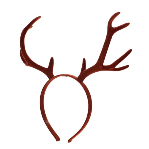 BELLIFFY Hirschgeweih Stirnband für Damen und Herren PVC Antler Headband Langlebig und Komfortabel Vielseitiges Haar Accessoire für Partys Halloween und Festliche Anlässe Auffälliges von BELLIFFY