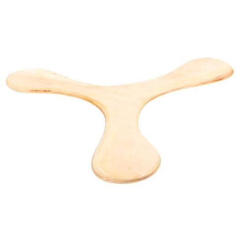 BELLIFFY Holz bumerang Dreiblatt Boomerang Outdoor Lustiges Wurfspiel Langlebig für Jungen Mädchen Ab Jahren Leichte Rückkehr für Aktive Freizeitgestaltung von BELLIFFY
