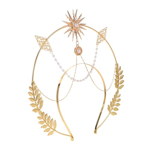 BELLIFFY Krone Haarband für Damen Kostümzubehör mit Blättern und Sternen Leicht und Komfortabel für Partys Karneval und Fotoshootings BELLIFFY Krone Haarband für Damen Kostümzubehör mit Blättern und Sternen Leicht und Komfortabel für Partys Karneval und Fotoshootings von BELLIFFY