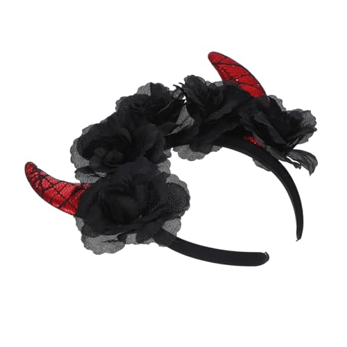 BELLIFFY Rosen Stirnband, Cosplay Stirnbänder, Einzigartige Haardekoration, Cosplay Haarband, Haarschmuck, Cosplay Kopfbedeckung, Horn Kopfbedeckung, Party Kostüm Zubehör, Performance BELLIFFY Rosen Stirnband, Cosplay Stirnbänder, Einzigartige Haardekoration, Cosplay Haarband, Haarschmuck, Cosplay Kopfbedeckung, Horn Kopfbedeckung, Party Kostüm Zubehör, Performance von BELLIFFY