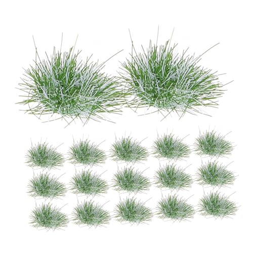 BELLIFFY Stabile Farbechte Künstliche Grasbüschel für Modellbau und Garten Wetterfestes Micro landschaftsdekor Vielseitige DIY Gras Cluster für Eisenbahn Architekturmodelle Beruhigende von BELLIFFY