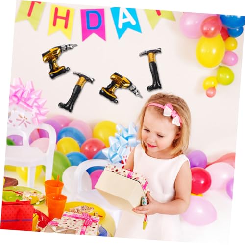 BELLIFFY Teiliges Folienballons in Werkzeugform Bunte Reparatur motive Leichte Partydeko für Jungengeburtstag Baustellen themenfeier DIY Wand Tischdekoration von BELLIFFY