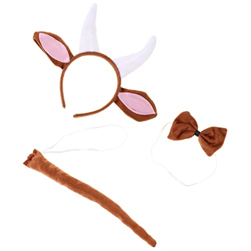 BELLIFFY Tierkostü Set Mit Haarreif Handschuhen Und Fliege Tierohren Haarband Für Und Erwachsene Perfekt Für Karneval Fasching Und Halloween von BELLIFFY