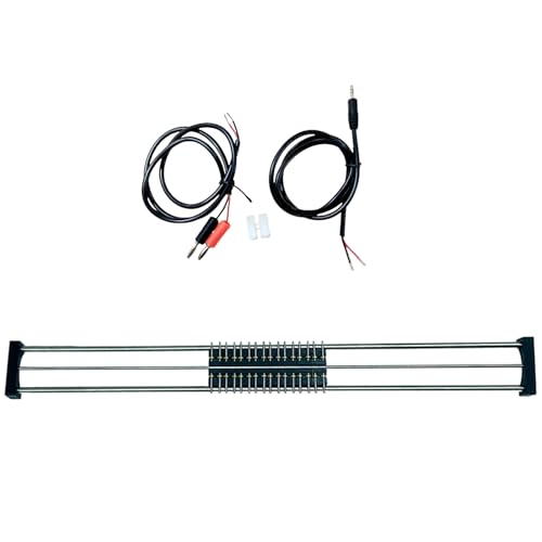 BELOWSYALER 1/87 Scale Train Track Model Accessories 50cm Railway Train Treadmill Track Bearing Roller Layout Part for Hobbyists von BELOWSYALER