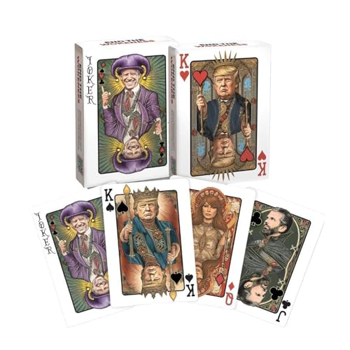 BELOWSYALER Collectible Presidential Pokers Cards with Family Portraits and Biden Character Patriotic Pokers Deck Political Figures BELOWSYALER Collectible Presidential Pokers Cards with Family Portraits and Biden Character Patriotic Pokers Deck Political Figures von BELOWSYALER