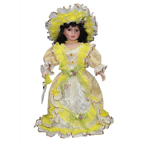 BELOWSYALER Elegante Porzellanpuppen, 43,2 cm, italienische Liebe, Sammlerstück für Heimdekoration und Geschenke, italienische Porzellanpuppen BELOWSYALER Elegante Porzellanpuppen, 43,2 cm, italienische Liebe, Sammlerstück für Heimdekoration und Geschenke, italienische Porzellanpuppen von BELOWSYALER