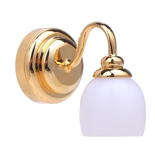 BELOWSYALER Puppenhäuser LED Wandlampe 1/12 Puppenhäuser Miniatur Möbel Wandleuchte für Puppenhäuser Innendekoration Zubehör BELOWSYALER Puppenhäuser LED Wandlampe 1/12 Puppenhäuser Miniatur Möbel Wandleuchte für Puppenhäuser Innendekoration Zubehör von BELOWSYALER