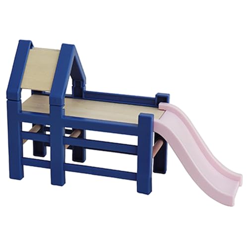BELOWSYALER Puppenhäuser Outdoor Garten Rutsche Möbel Simulationen Pretend Play Spielzeug Modell Amusement Spielzeug für Mädchen von BELOWSYALER