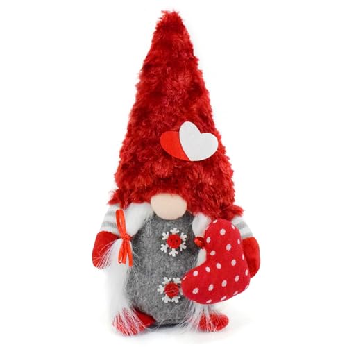 BELOWSYALER Valentines Day Gnomes Plushes Dolls Handmade Face Less Dolls Decorations Hat For Living Room BELOWSYALER Valentines Day Gnomes Plushes Dolls Handmade Face Less Dolls Decorations Hat For Living Room von BELOWSYALER