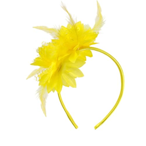 Eleganter, gefiederter Blumen-Haarreif für Hochzeit, Musik, Festival, Veranstaltungen, Versammlungen, Haarband, Karneval, Feier, Kopfbedeckung Eleganter, gefiederter Blumen-Haarreif für Hochzeit, Musik, Festival, Veranstaltungen, Versammlungen, Haarband, Karneval, Feier, Kopfbedeckung von BELOWSYALER