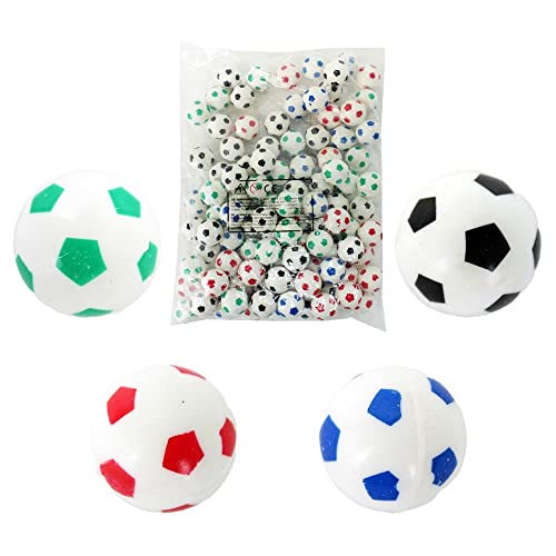 100er Set Flummi Fußball 27mm - 100 Stück im Beutel, Flummies für Kinder, Flummis 100 Stück, Tombola Preise Kinder, Flummis, Gummibälle, Flummis Kindergeburtstag, Mini Basketball 100er Set Flummi Fußball 27mm - 100 Stück im Beutel, Flummies für Kinder, Flummis 100 Stück, Tombola Preise Kinder, Flummis, Gummibälle, Flummis Kindergeburtstag, Mini Basketball von BEMIRO