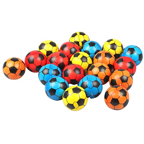 BEMIRO 4er Set Antistressball Fußball - 4 Farben ca. 4,5 cm, Knautschball, Anti Stress Ball Kinder, Stressball für Kinder und Erwachsene BEMIRO 4er Set Antistressball Fußball - 4 Farben ca. 4,5 cm, Knautschball, Anti Stress Ball Kinder, Stressball für Kinder und Erwachsene von BEMIRO