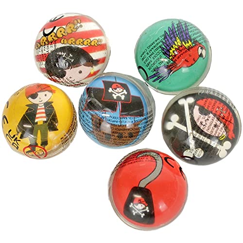 BEMIRO 50er Piraten Flummi 6 Designs - ca. 3,2 cm Durchmesser, Flummies für Kinder, Tombola Preise Kinder, Flummis, Gummibälle, Flummis Kindergeburtstag, Piraten Spielzeug BEMIRO 50er Piraten Flummi 6 Designs - ca. 3,2 cm Durchmesser, Flummies für Kinder, Tombola Preise Kinder, Flummis, Gummibälle, Flummis Kindergeburtstag, Piraten Spielzeug von BEMIRO