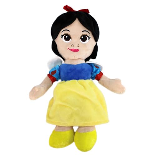 BEMIRO 7 Zwerge Plüsch – 25 cm – Original Lizenzartikel – Gestickte Details & recycelte Füllung – Kuschelig weich (Schneewittchen) von BEMIRO