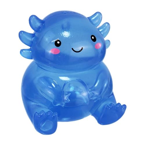 BEMIRO Axolotl blau aus Gummi Squeezy - ca. 8 cm von BEMIRO