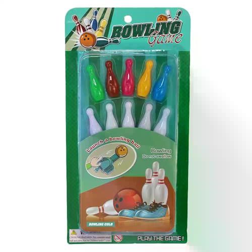 BEMIRO Bowling Spiel für Kinder – 14-teiliges Set mit Launcher, 3 Kugeln & 10 Kegeln – Ab 3 Jahren – Spielspaß drinnen & draußen BEMIRO Bowling Spiel für Kinder – 14-teiliges Set mit Launcher, 3 Kugeln & 10 Kegeln – Ab 3 Jahren – Spielspaß drinnen & draußen von BEMIRO