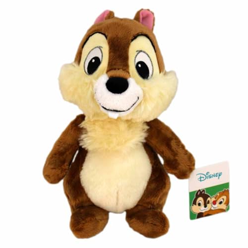 BEMIRO Chip und Chap Kuscheltier – 50 cm – Original Lizenzartikel – 90er Jahre Cartoon-Optik – Gestickte Details & kuschelig weich (Chip) von BEMIRO
