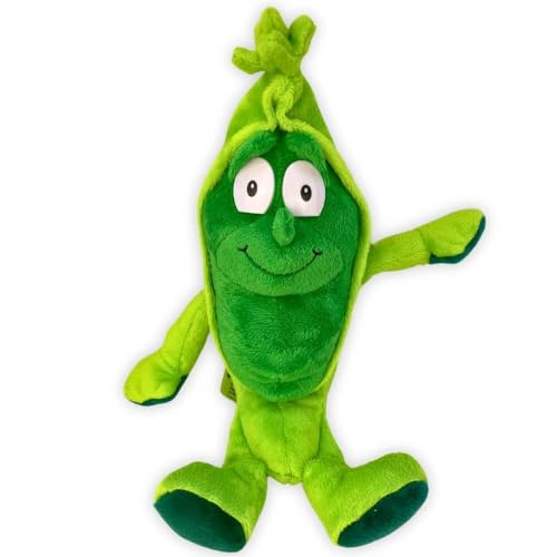 BEMIRO Erbsen Kuscheltier - ca. 33 cm Goodness Gang, Flauschig & Weich, Gestickte Details, Waschbar BEMIRO Erbsen Kuscheltier - ca. 33 cm Goodness Gang, Flauschig & Weich, Gestickte Details, Waschbar von BEMIRO