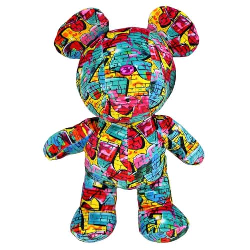 BEMIRO Großstadt Teddys – 29 cm – Original Lizenzartikel – Street Bears Motiv – Weich & Squishy (Grafitti) von BEMIRO
