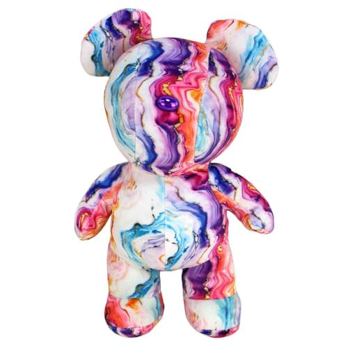 BEMIRO Großstadt Teddys – 29 cm – Original Lizenzartikel – Street Bears Motiv – Weich & Squishy (Marmor) von BEMIRO