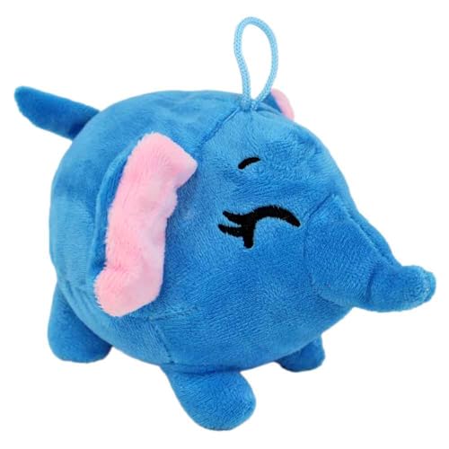 BEMIRO Kleines Kuscheltier – 10 cm – Kuschelig weich mit gestickten Augen – Ideal als Deko fürs Kinderzimmer oder Auto (Elefant) von BEMIRO