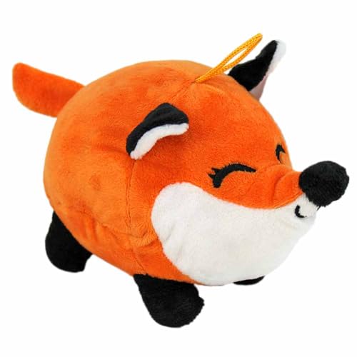 BEMIRO Kleines Kuscheltier – 10 cm – Kuschelig weich mit gestickten Augen – Ideal als Deko fürs Kinderzimmer oder Auto (Fuchs) von BEMIRO