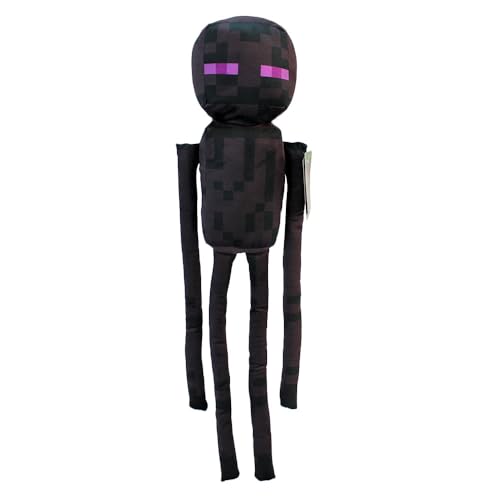 BEMIRO Kuscheltier – 20–50 cm – Weiches Plüschtier mit gedruckten Details – Verschiedene Figuren & Größen wählbar (Enderman) von BEMIRO