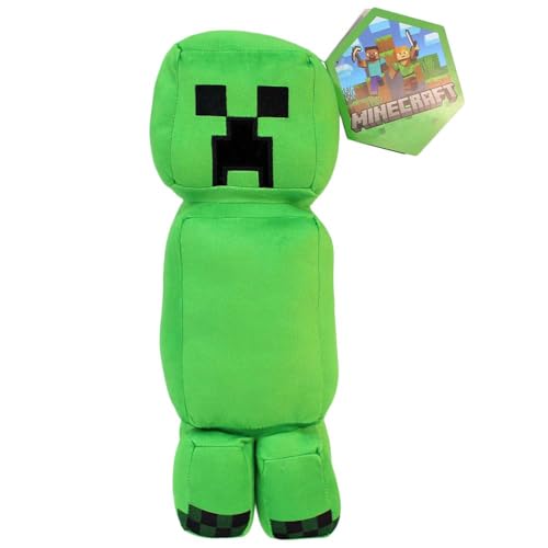 BEMIRO Kuscheltier – 25–30 cm – Original Lizenzartikel – Gestickte Augen & Details – Kuschelig weich – Beliebte Charaktere wählbar (Creeper) von BEMIRO