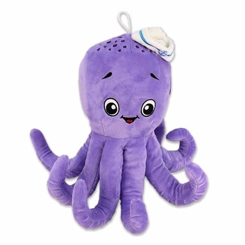 BEMIRO Oktopus Kuscheltier lila mit Matrosenmütze - ca. 30 cm von BEMIRO