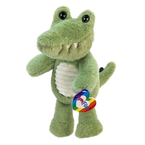 BEMIRO Plüsch Krokodil – 24 cm – Grün – Hochwertig verarbeitet – Gestickte Augen – Kuschelig weich & mit Schlaufe BEMIRO Plüsch Krokodil – 24 cm – Grün – Hochwertig verarbeitet – Gestickte Augen – Kuschelig weich & mit Schlaufe von BEMIRO