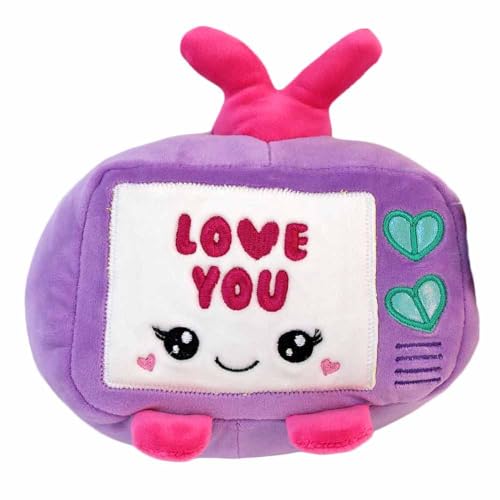 BEMIRO Retro Kawaii Kuscheltiere – 20 cm – Squishy & weich Plüschtier (Telefon Call Me) von BEMIRO