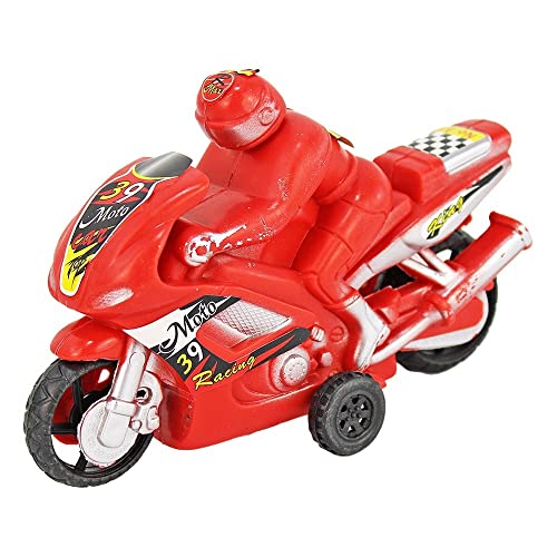 BEMIRO Rotes Spielzeugmotorrad mit Friktionsantrieb - ca. 16 cm BEMIRO Rotes Spielzeugmotorrad mit Friktionsantrieb - ca. 16 cm von BEMIRO
