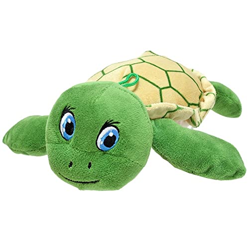 BEMIRO Schildkröte Kuscheltier Sieglinde - ca. 20 cm, Kuscheltier Schildkröte, Meeresschildkröte, Stoffschildkröte, Schildkröte Plüschtier, Stofftier Schildkröte von BEMIRO