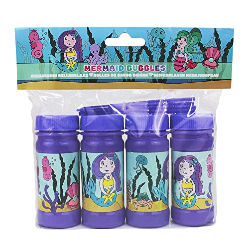 BEMIRO Seifenblasen Meerjungfrau 4er Set - 60 ml pro Flasche, Seifenblasen, Seifenblasen Kinder, Seifenblasen Set, Seifenblasen Hochzeit, Seifenblasen Kinder Mitgebsel BEMIRO Seifenblasen Meerjungfrau 4er Set - 60 ml pro Flasche, Seifenblasen, Seifenblasen Kinder, Seifenblasen Set, Seifenblasen Hochzeit, Seifenblasen Kinder Mitgebsel von BEMIRO