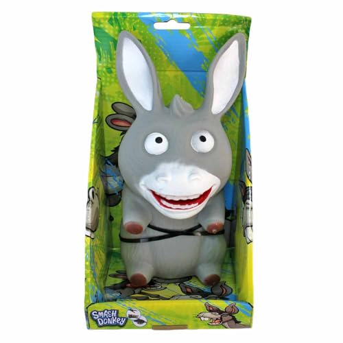BEMIRO Stretch Esel, 22 cm, 1,5 kg, Dehnbares Anti-Stress-Spielzeug, Gummi-Quetschfigur für Erwachsene und Kinder von BEMIRO