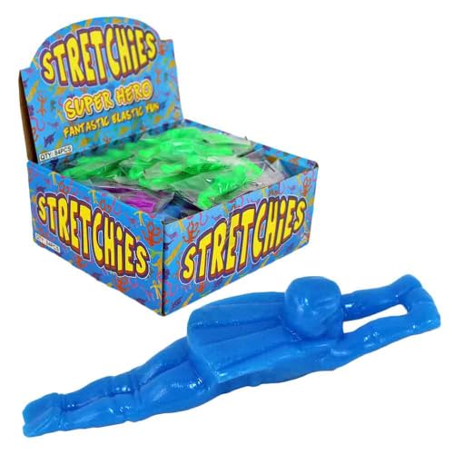 BEMIRO Stretch Superheld Mini – 8 cm Gummi-Figur – 6 Farben – Dehnbar & schießbar – 84 Stück im Display BEMIRO Stretch Superheld Mini – 8 cm Gummi-Figur – 6 Farben – Dehnbar & schießbar – 84 Stück im Display von BEMIRO